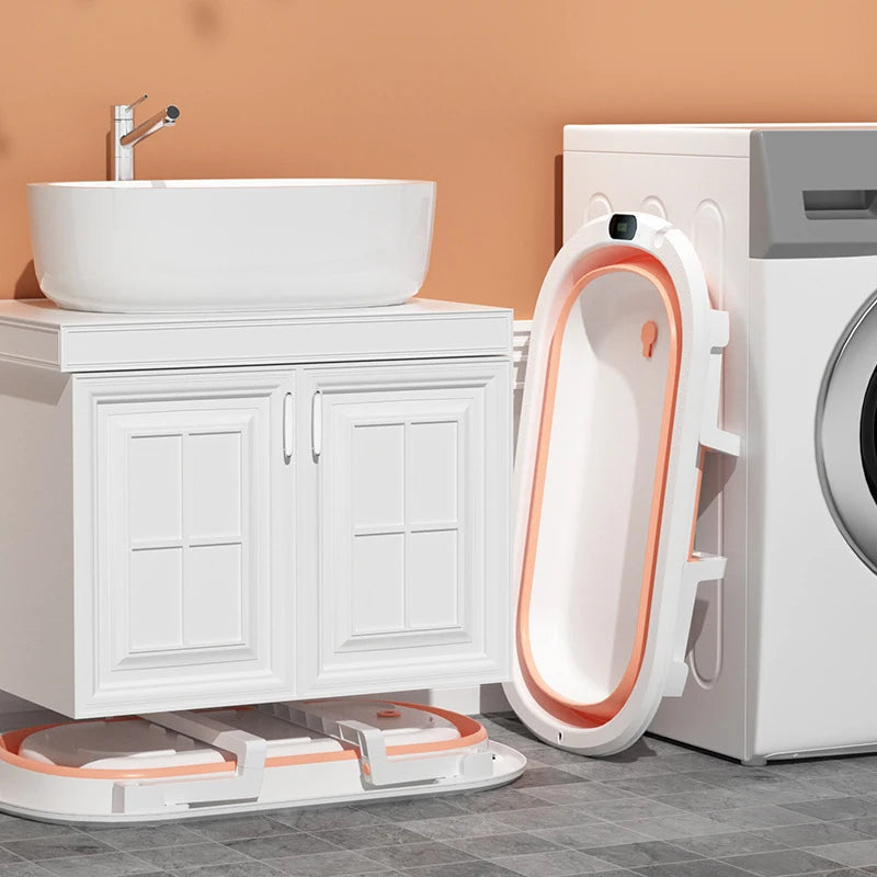 Baby Bath Tub Tub Foldable Baby Lying Sitting Large Tub Children's Household Bath Newborn Children's Products